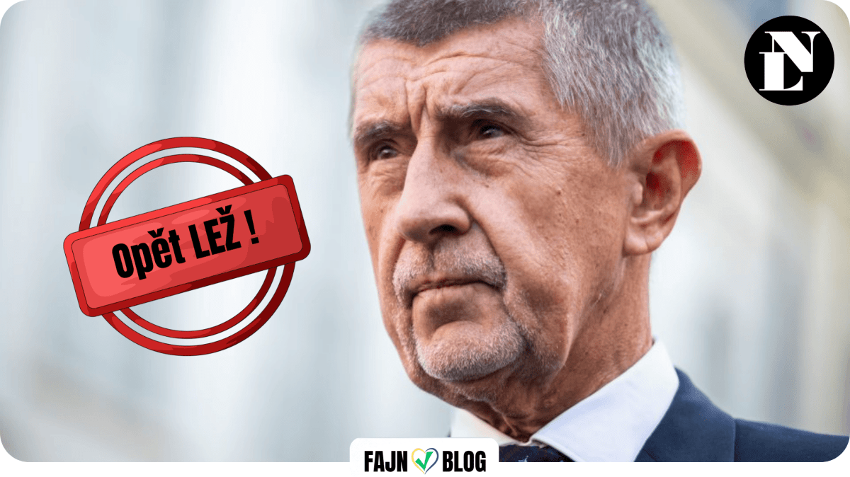 Andrej BABIŠ opět LHAL. Dodnes je stále 100% vlastníkem Agrofertu
