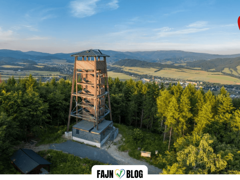Dřevěná rozhledna BUKOVKA stojí nad Rapotínem už deset let
